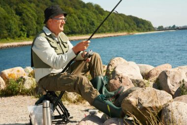 Seasonal Fishing Tips: Anglers enjoying fishing in various seasons, highlighting tips for spring, summer, fall, and winter fishing.